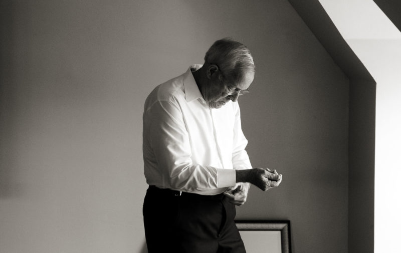 groomsman getting ready photo