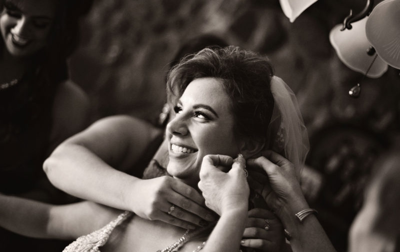 Wedding day candid photo