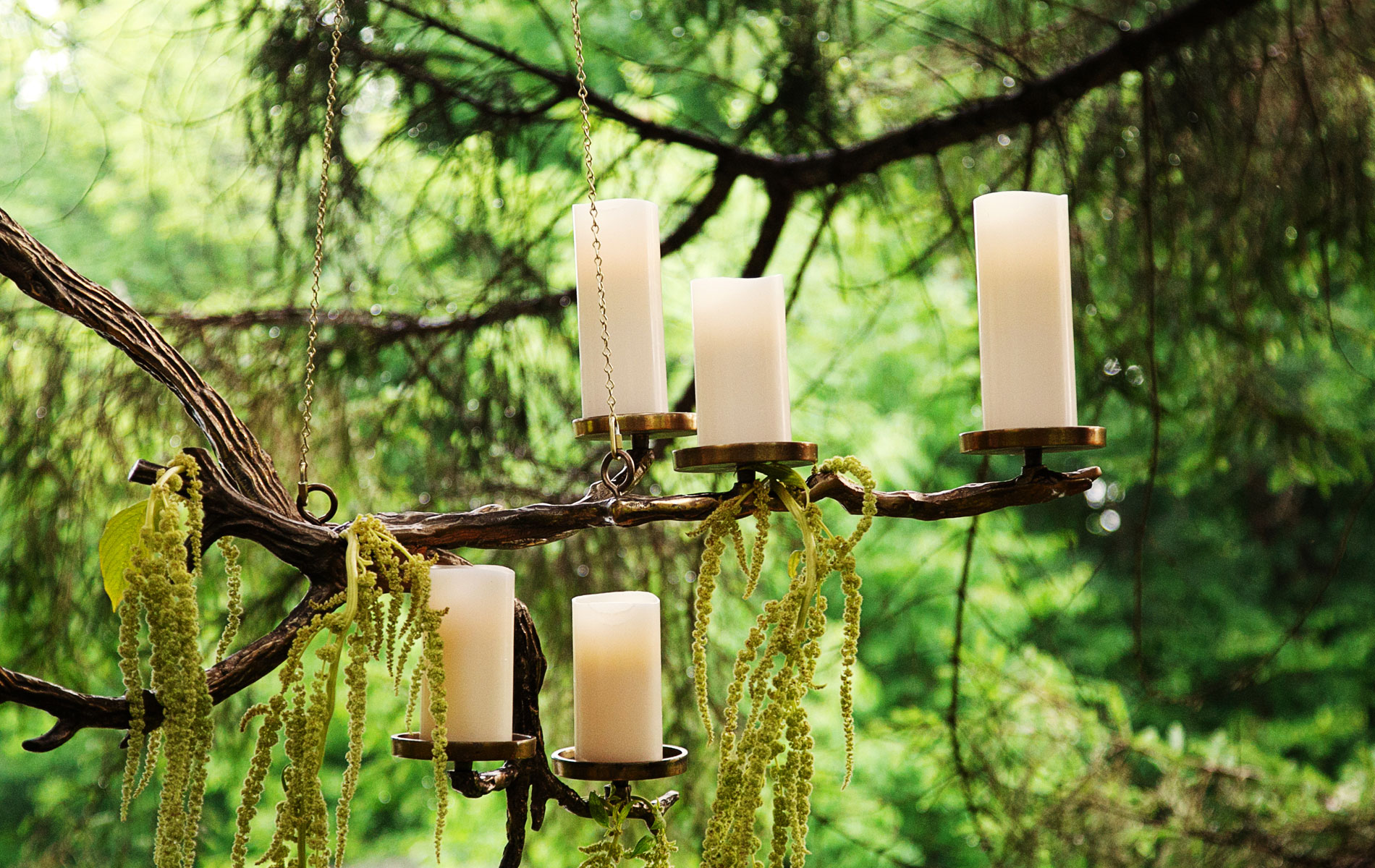 creative wedding candles