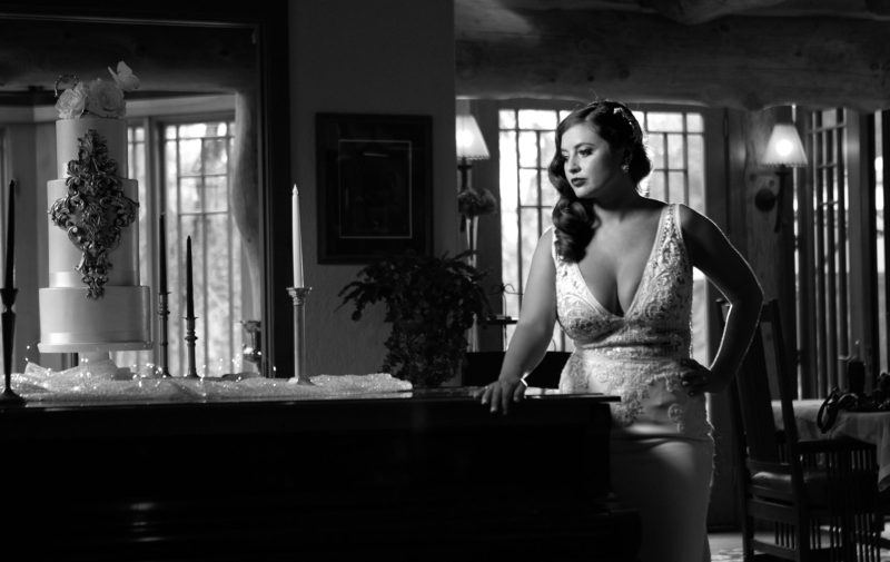 weHollywood glam wedding photo