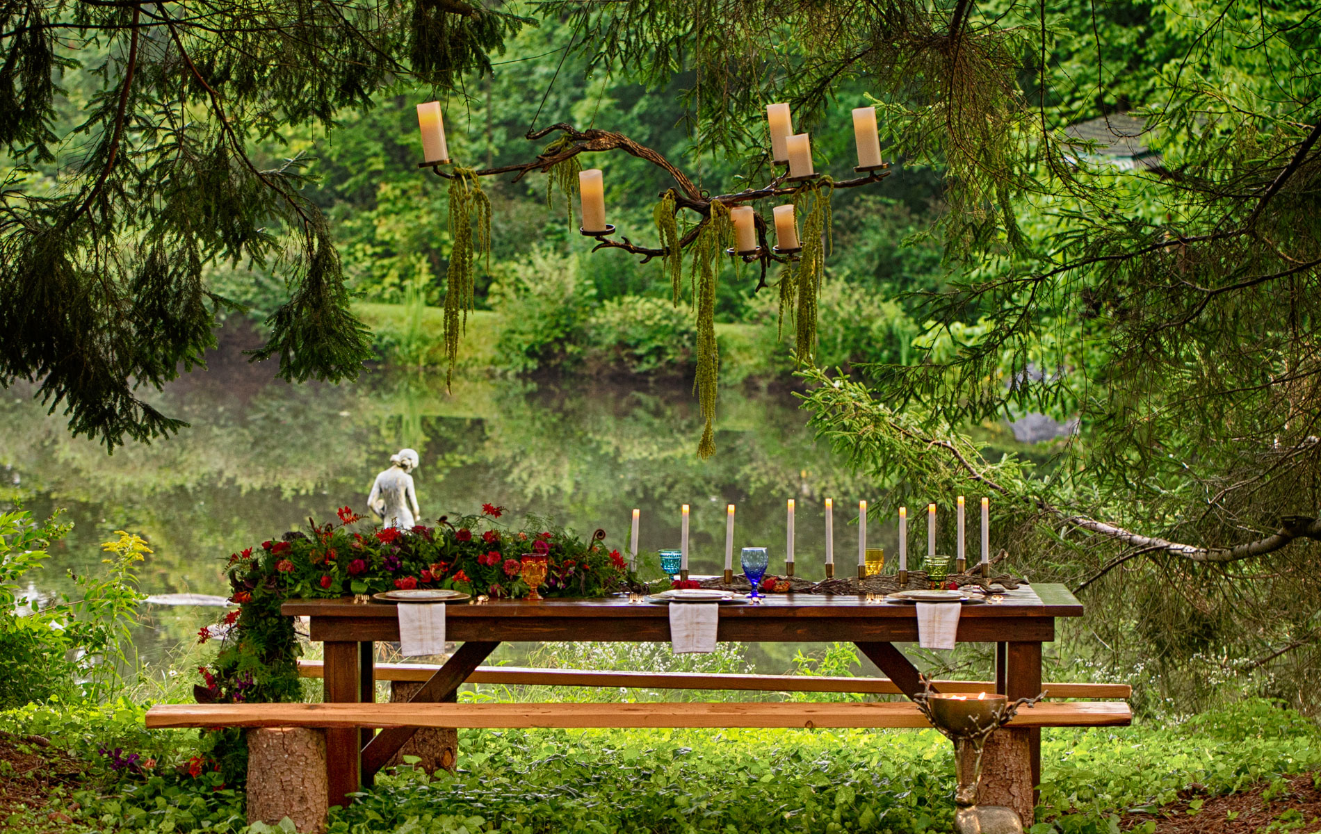 creative outdoor table settings
