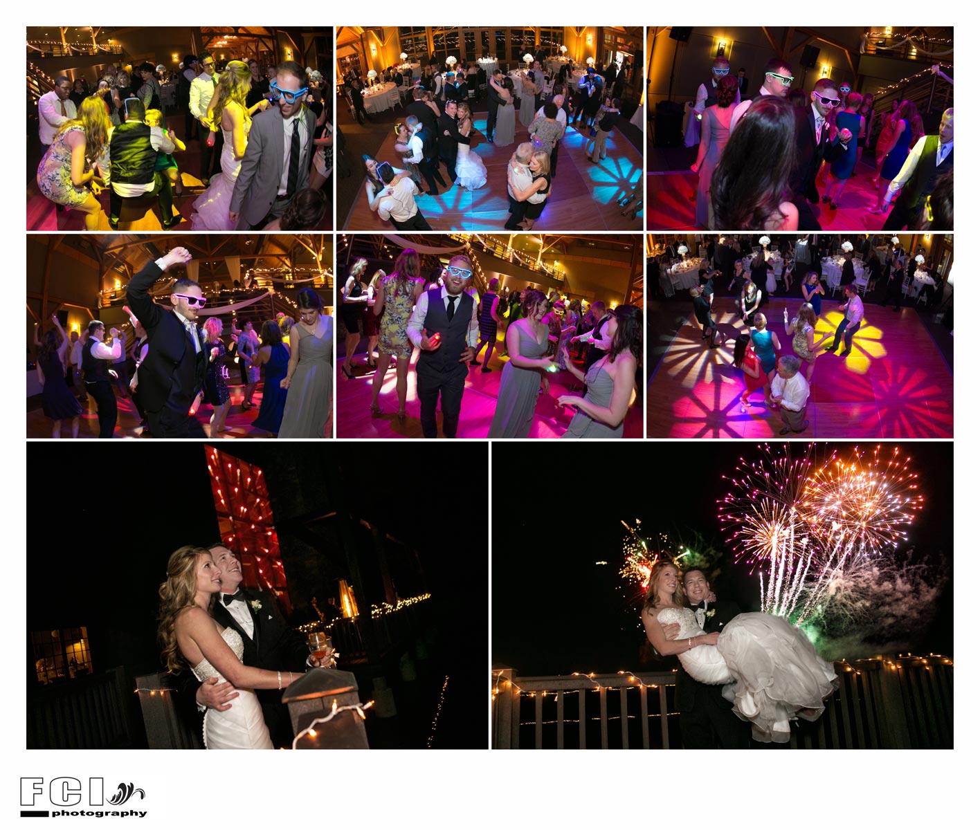 The-Lodge-at-Welch-Allyn-wedding-reception-fireworks-party-time